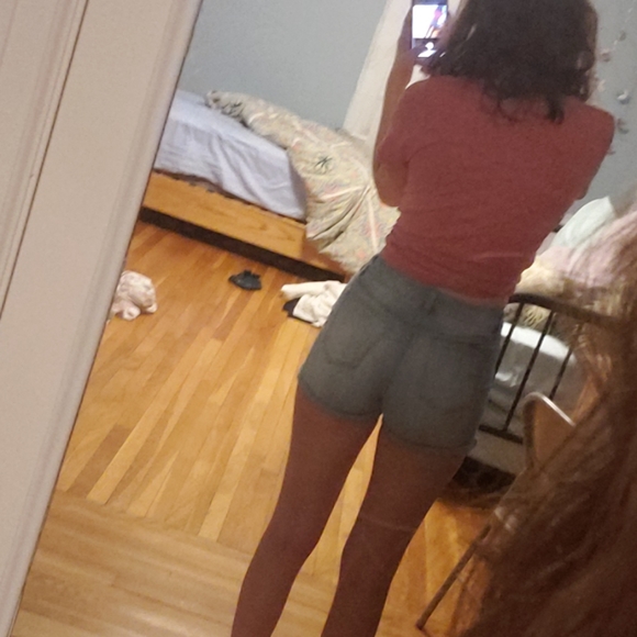 Roll up denim shorts - Picture 5 of 5